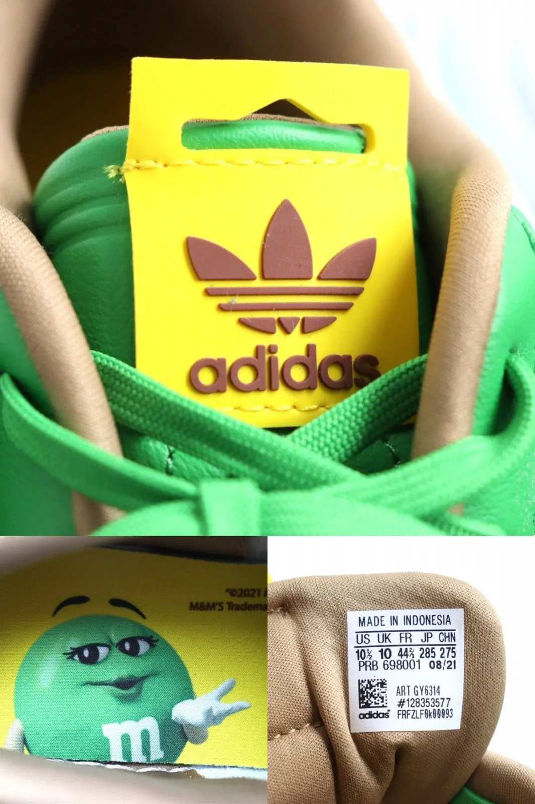 adidas Forum LO M&M'S Velcro Sneakers Green White