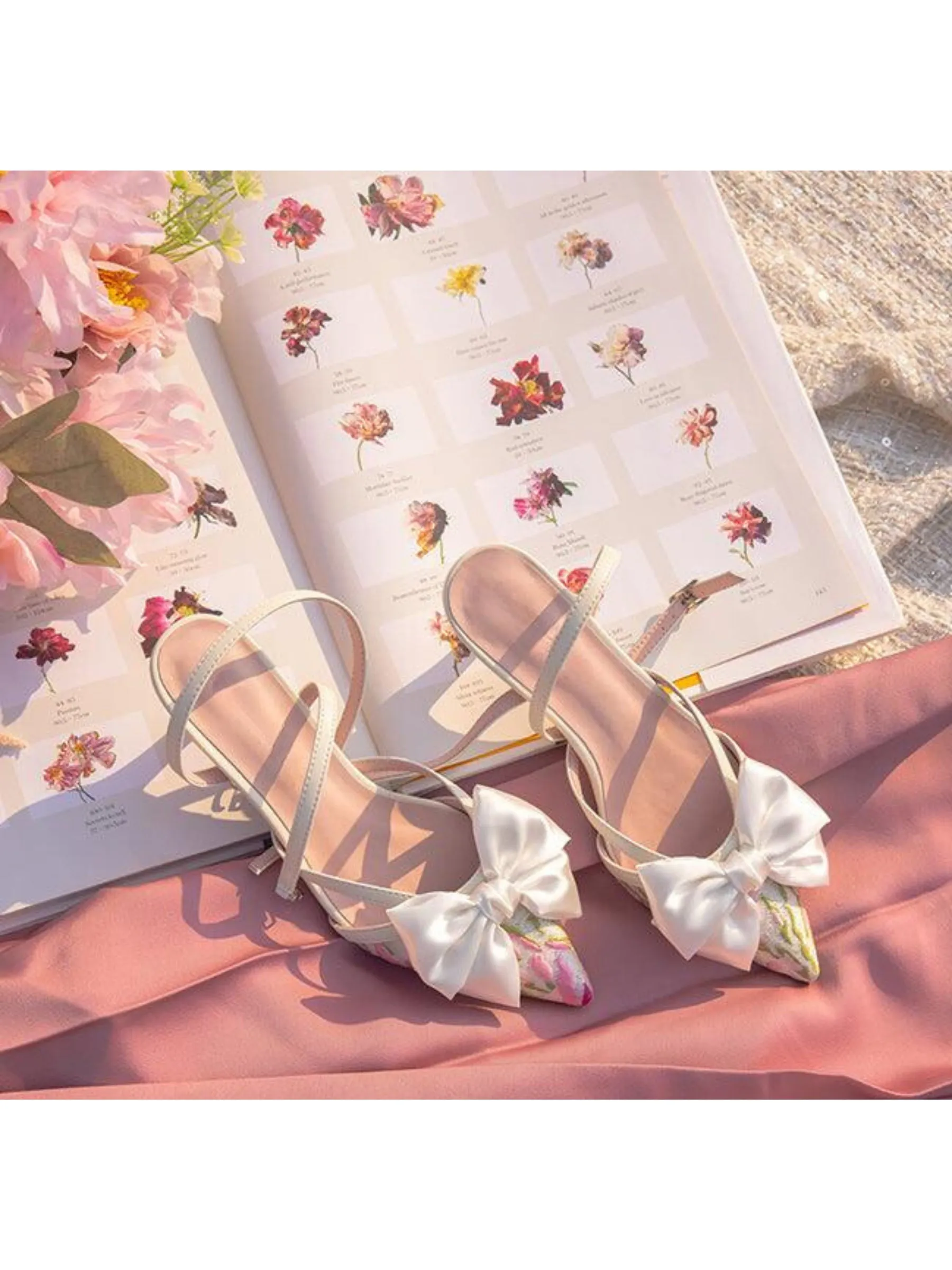 Aleyna Satin Bow Heels