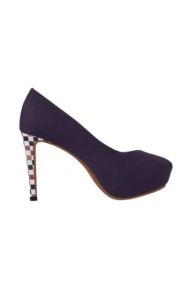 Berry Purple Women's High Heels