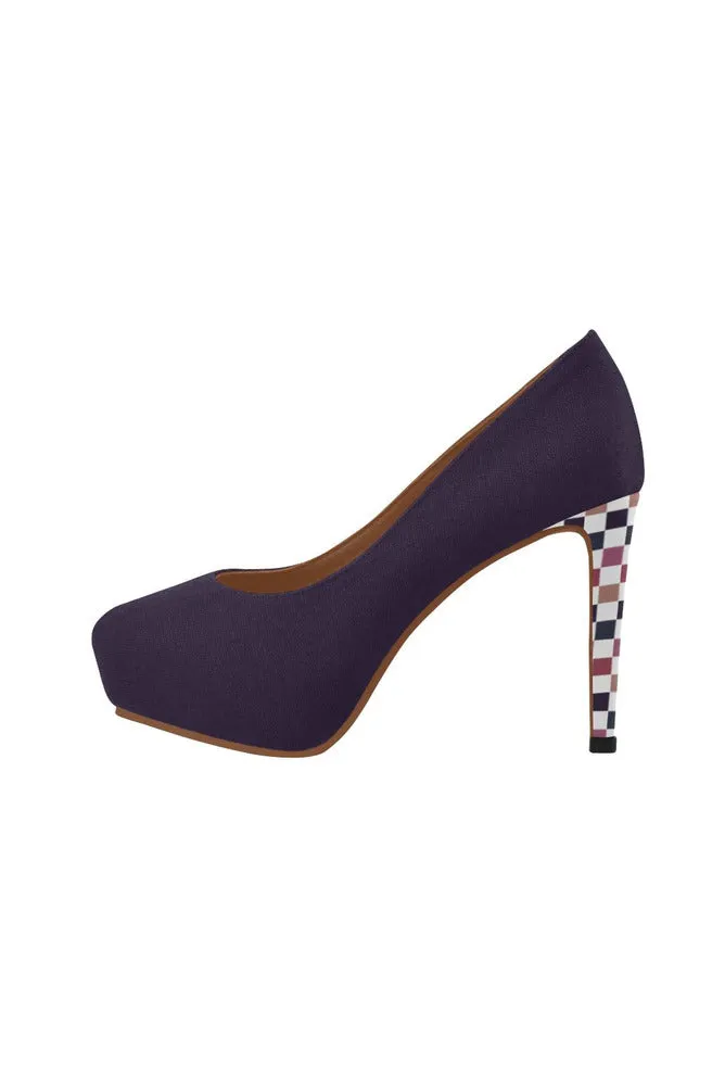 Berry Purple Women's High Heels