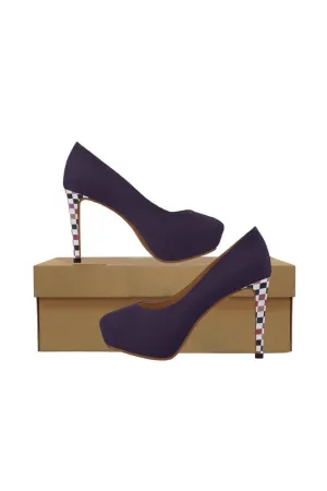 Berry Purple Women's High Heels