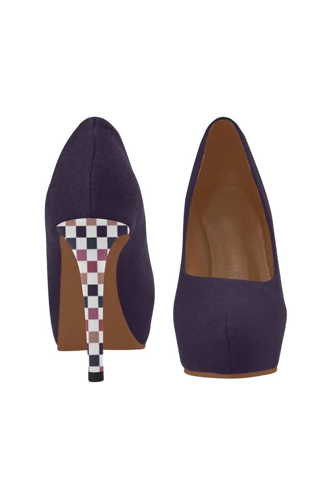 Berry Purple Women's High Heels