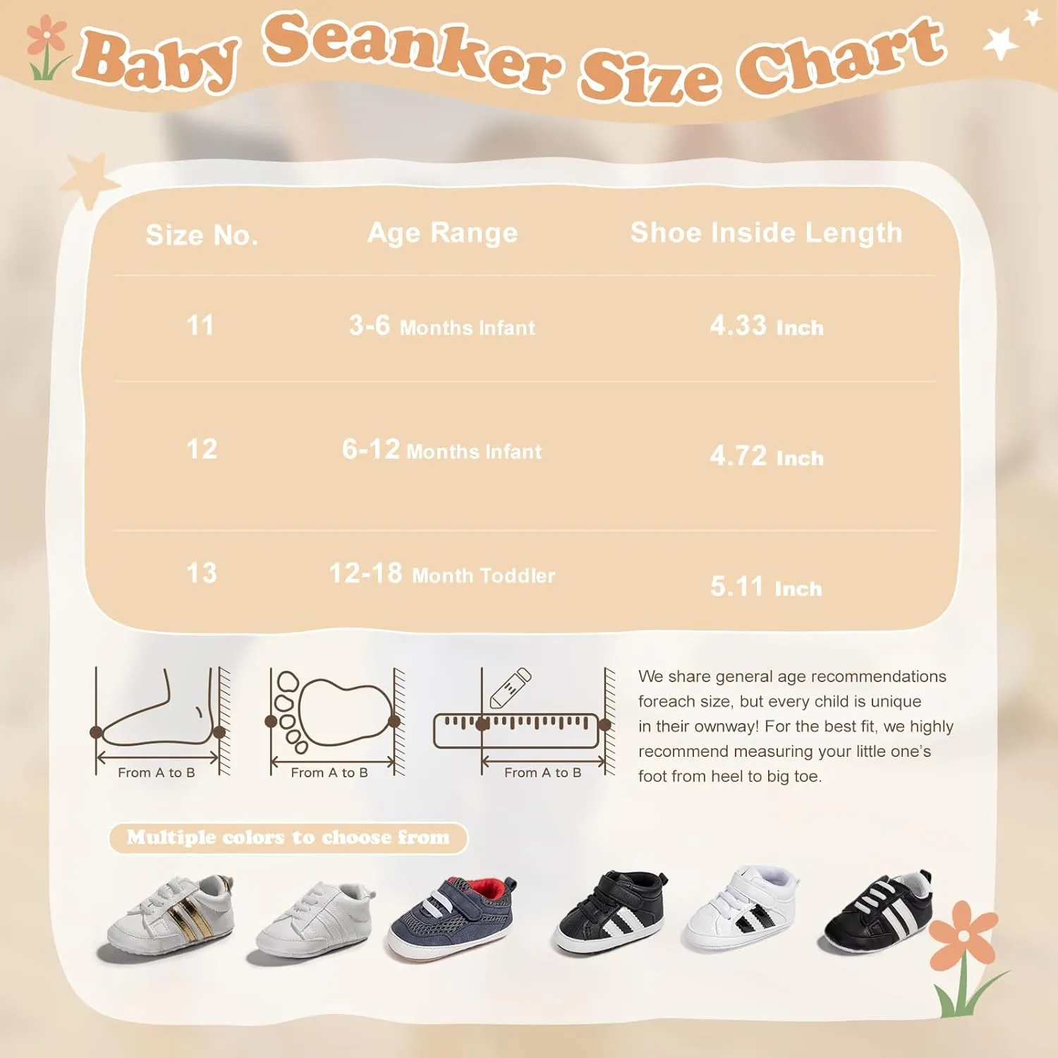 ISINSER Unisex Baby Premium PU Leather Sneaker Soft Non-Slip Sole Toddler Newborn Stripe Crib House Shoes
