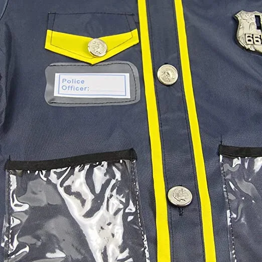 Kids Police Costume with Pretend Play Accessories - 003