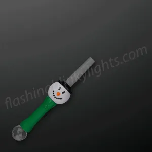 LED Light Up Snowman Toy Sword with Expanding Saber