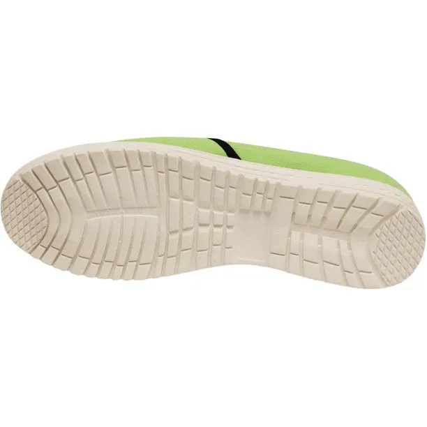 Lime Checker Slip-On Boat Shoes
