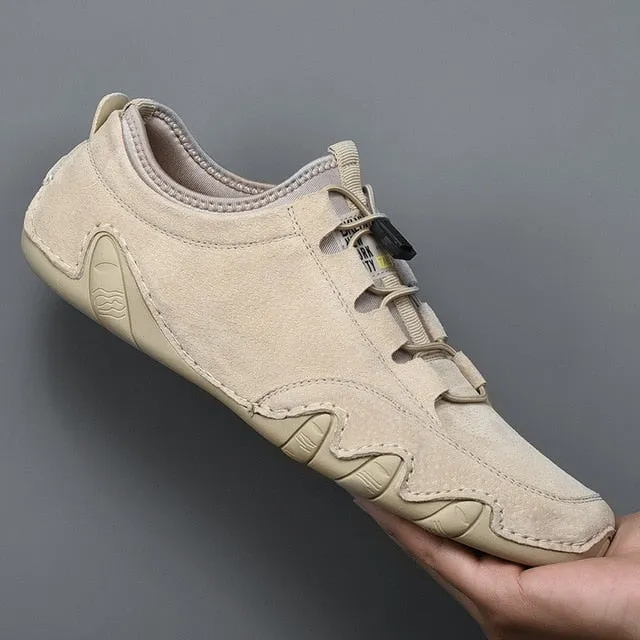 Men's Sneakers Cow Suede Leather Men Loafers Shoes Fashion Slip on Men Driving Shoes Soft Sapato Masculino Mocassin Homme Shoes