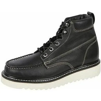 MEN'S WOLVERINE  BLACK 6" SOFT TOE WORK WEDGE W08151