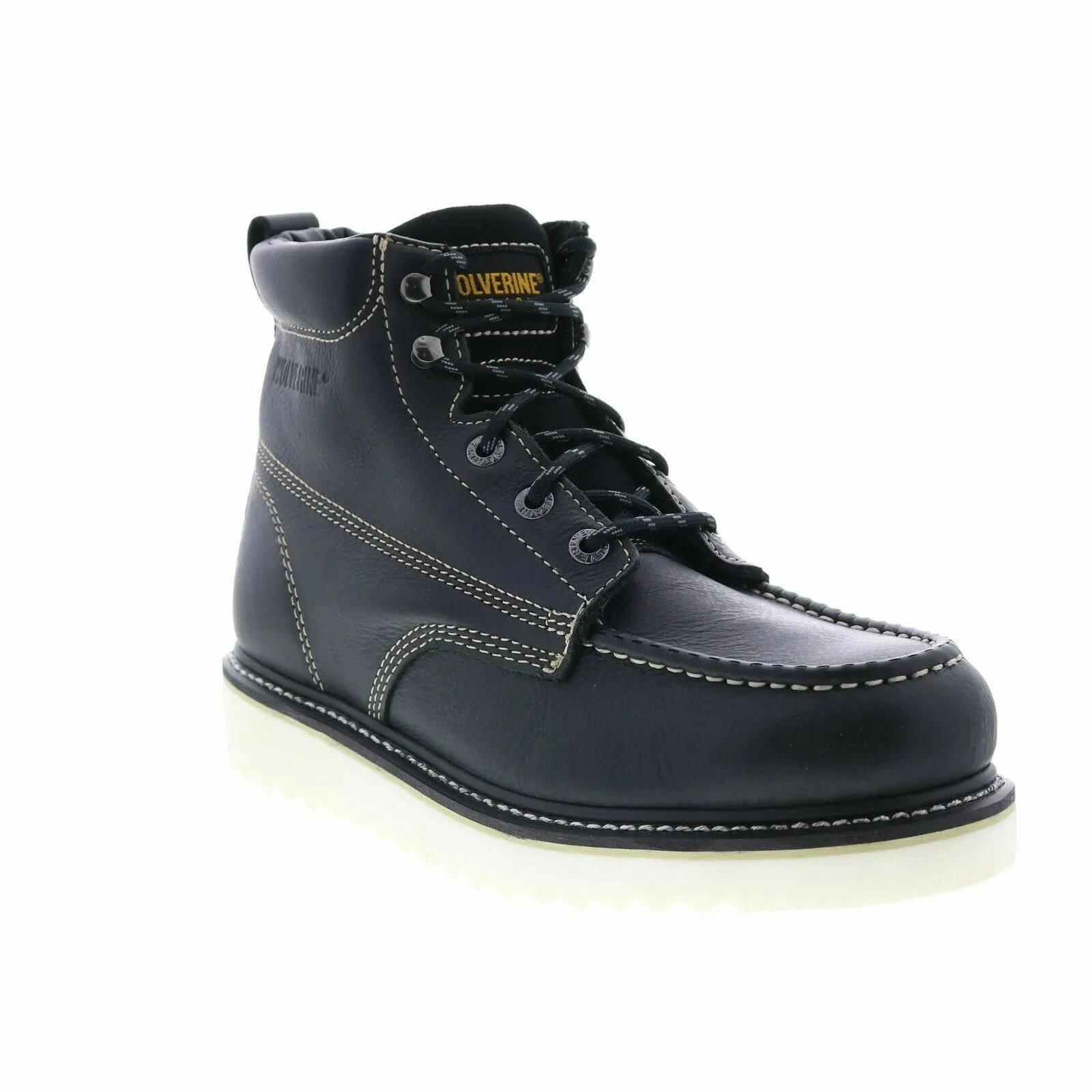 MEN'S WOLVERINE  BLACK 6" SOFT TOE WORK WEDGE W08151