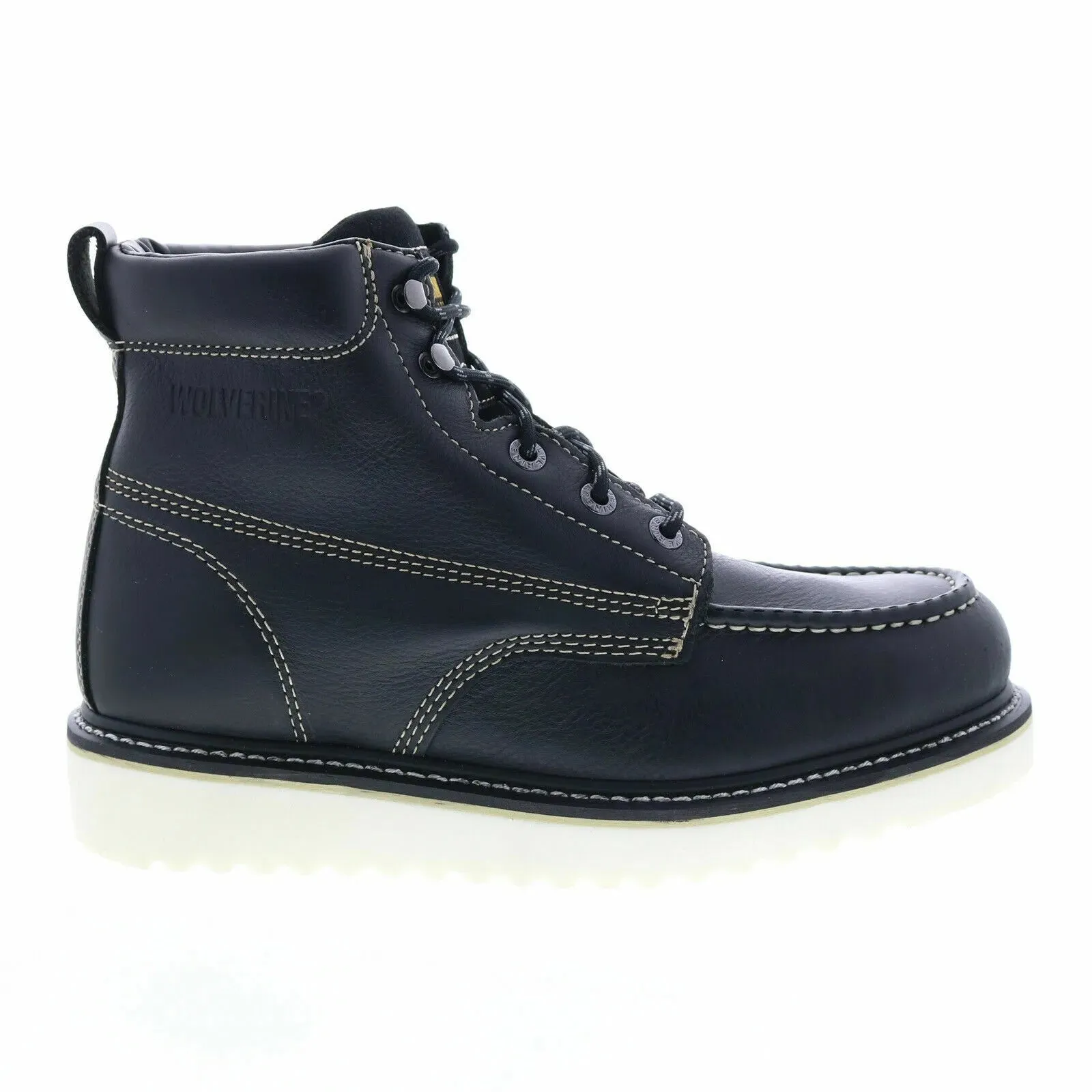 MEN'S WOLVERINE  BLACK 6" SOFT TOE WORK WEDGE W08151