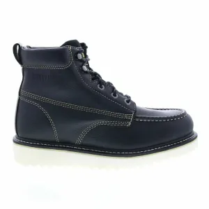 MEN'S WOLVERINE  BLACK 6" SOFT TOE WORK WEDGE W08151