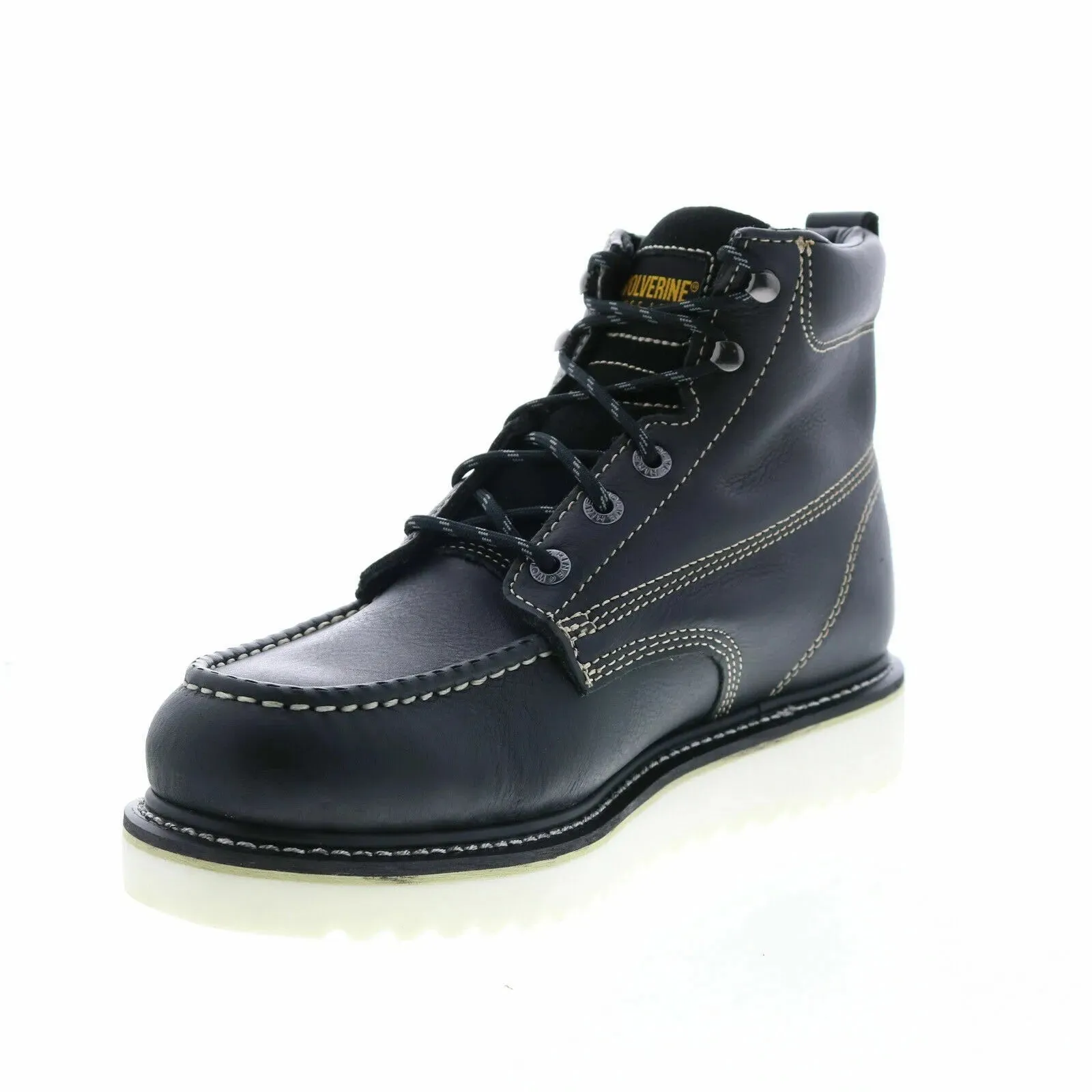 MEN'S WOLVERINE  BLACK 6" SOFT TOE WORK WEDGE W08151