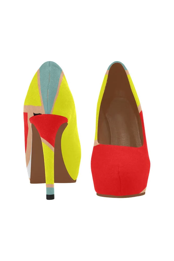 Multi-Colored Menagerie Women's High Heels