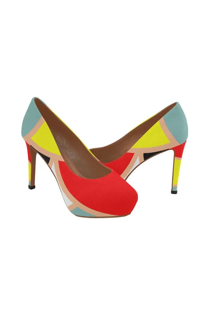 Multi-Colored Menagerie Women's High Heels