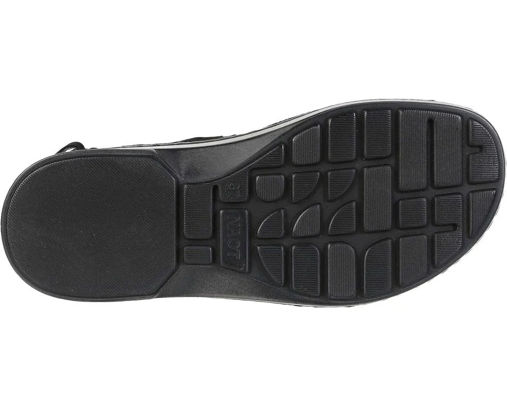 Naot Women's Amadora - Black Velvet Nubuck