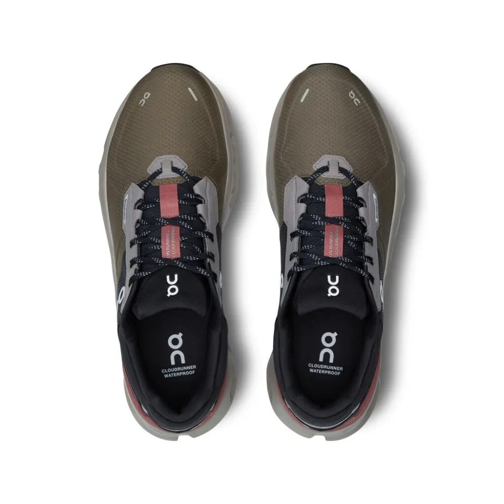 On Men's Cloudrunner 2 Waterproof - Olive/Mahogany