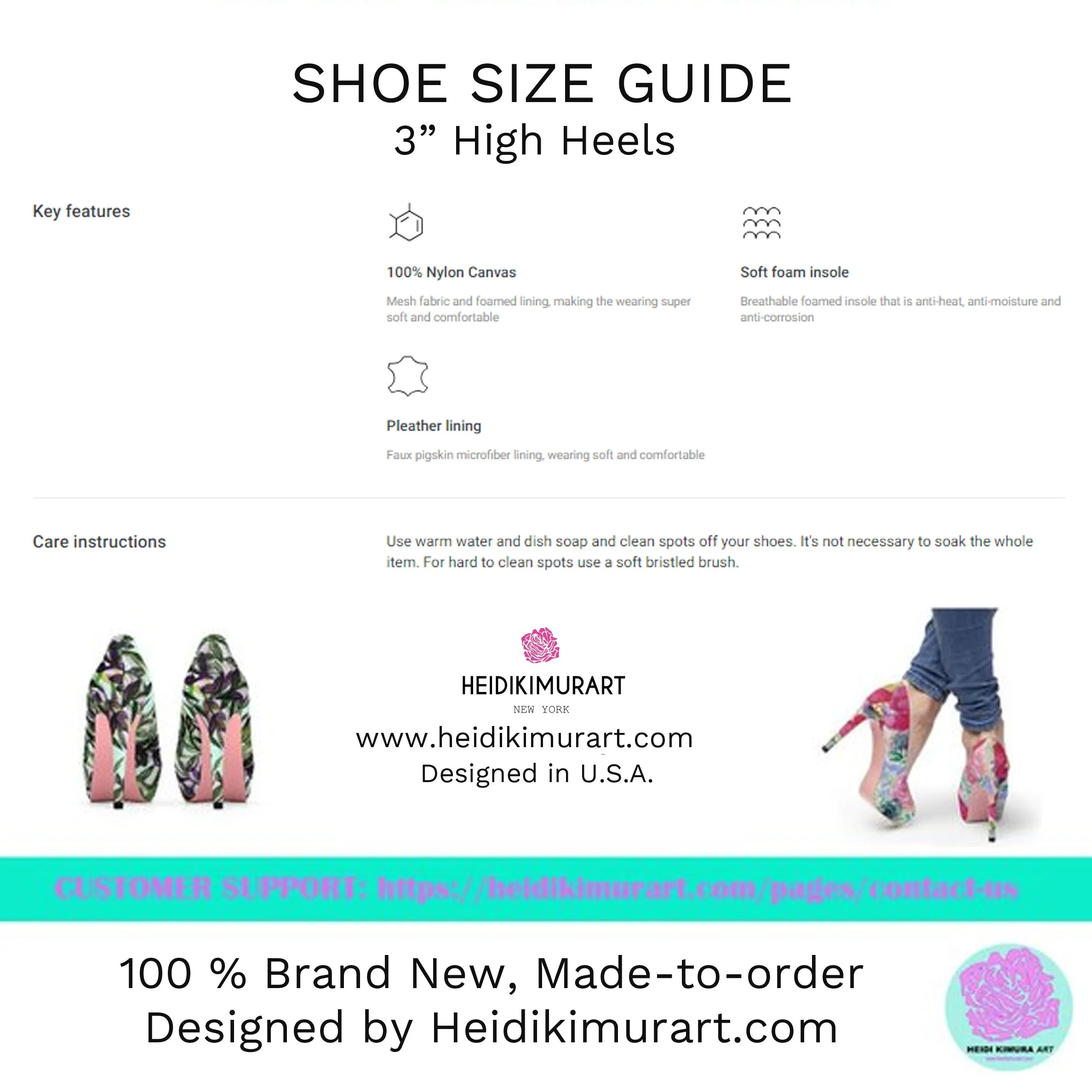 Violet Floral Garden Purple Pink Rose Designer Women's High Heels Canvas Shoes (US Size: 5-11)