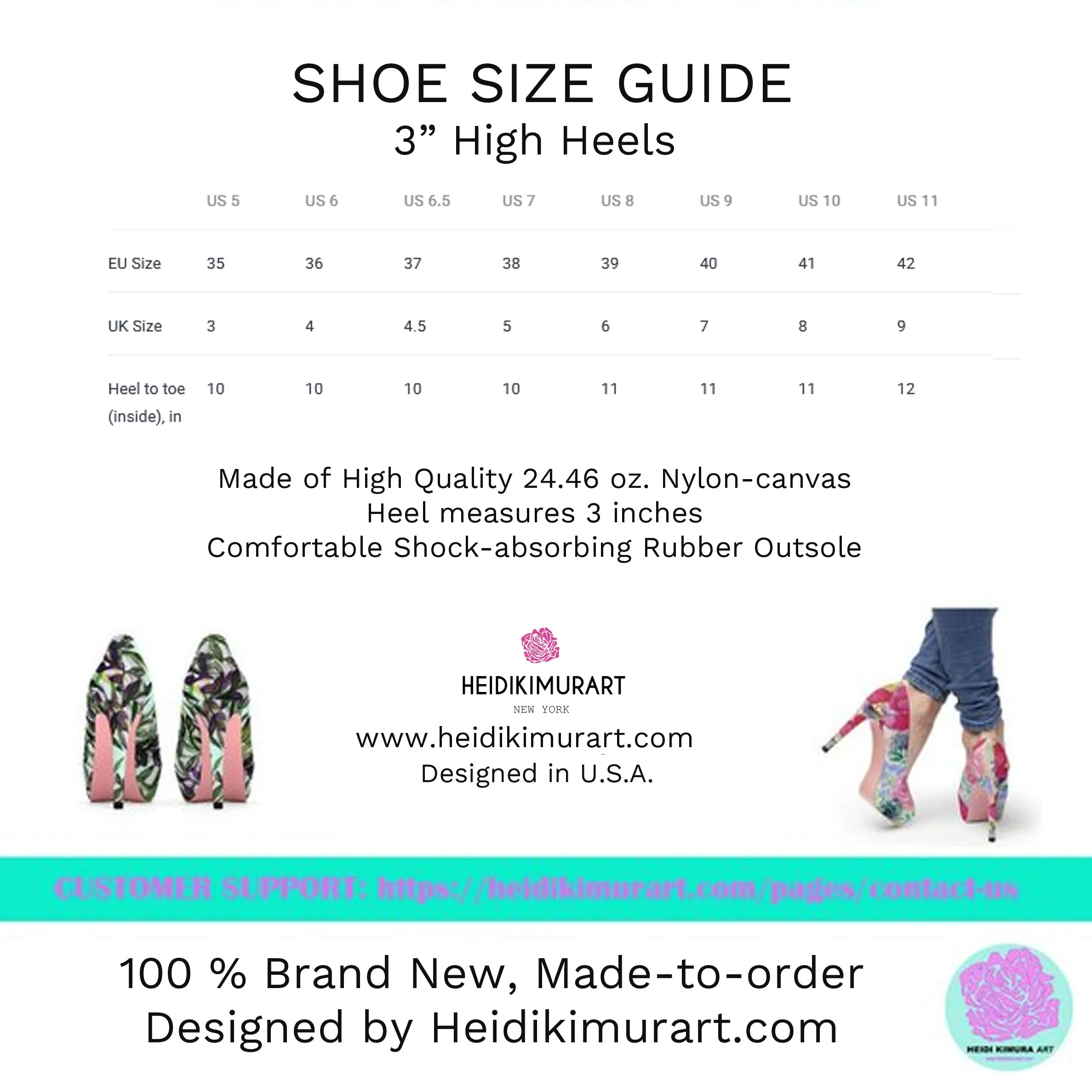 Violet Floral Garden Purple Pink Rose Designer Women's High Heels Canvas Shoes (US Size: 5-11)
