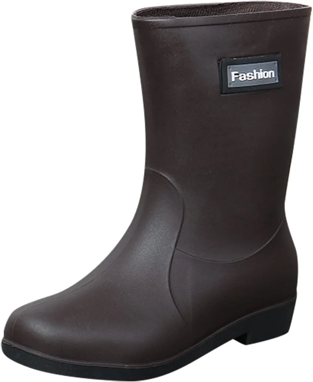 Women Rain Boots Lightweight Comfortable Wide Calf Garden Shoes Waterproof Mid Calf Fishing Boots For Men