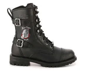 Women's FEAR-NONE Bear Leather Rider Boot